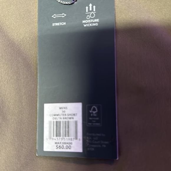 MENS vrst shorts sz 30 new commuter - Picture 2 of 4